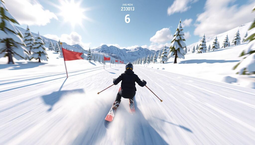 Download Downhill Snow Skiing Game in Unity Engine with Source Code
