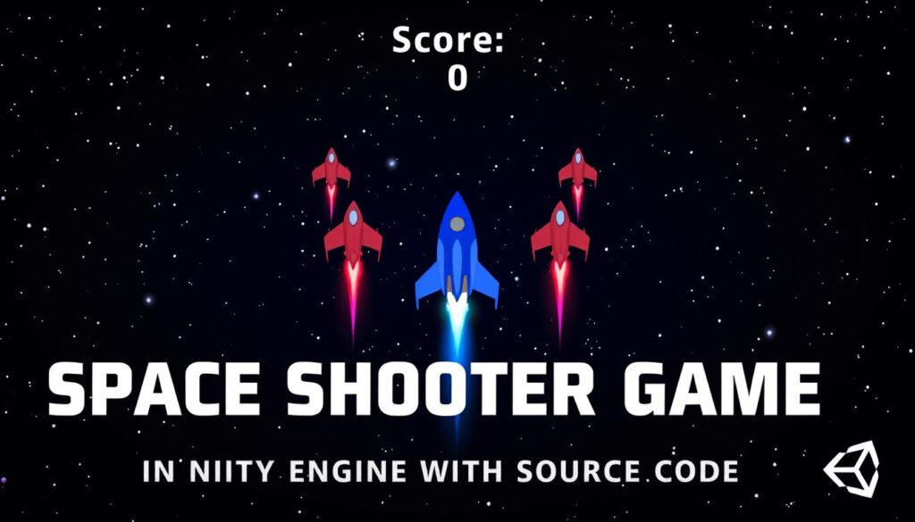 Download Space Shooter Game in Unity Engine with Full Source Code