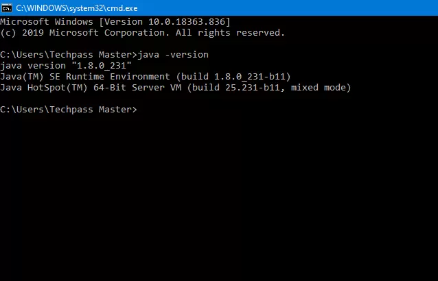 Verify JDK Installation